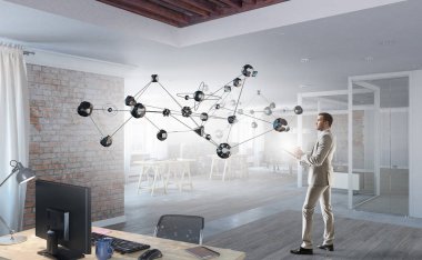 Kablosuz bağlantı ve yüksek teknoloji teknolojileri. Karışık teknik