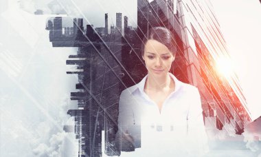 Modern iş moda bu. Karışık teknik