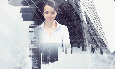 Modern iş moda bu. Karışık teknik