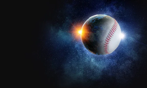 Ігрова концепція бейсбол — стокове фото
