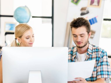 Masada iki Ofis çalışanları