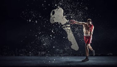 Bu meydan kadar güçlü. Karışık teknik