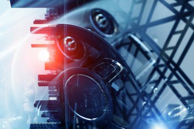 Zarif araba kapatma. Karışık teknik