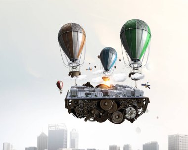 Şehir geliştirme projesi. Karışık teknik