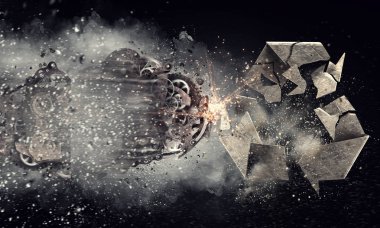 Vites mekanizması çalışıyor. Karışık teknik