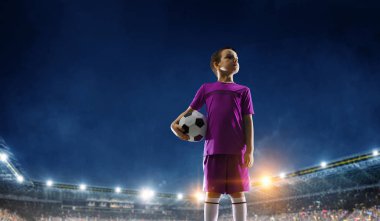 Küçük futbol şampiyonu. Karışık ortam