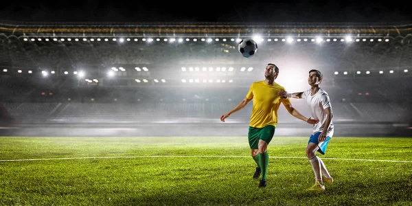 Meilleurs moments de football. Techniques mixtes — Photo