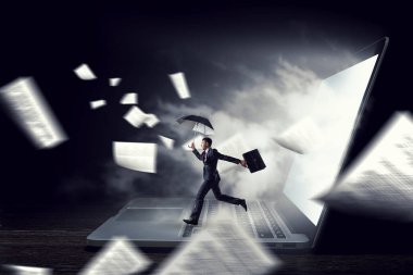 Internet ve siber kavramı. Karışık teknik