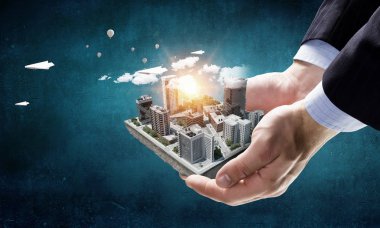 Endüstriyel yapı kavramı. Karışık teknik