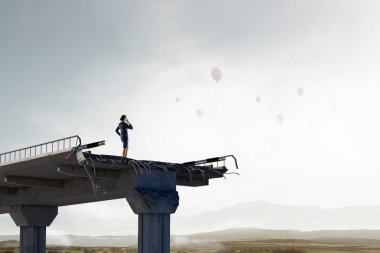 Bu duyguyu özgürlük. Karışık teknik