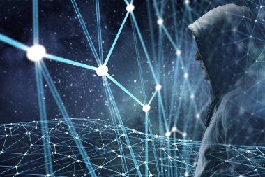 Adam hoody. Karışık teknik