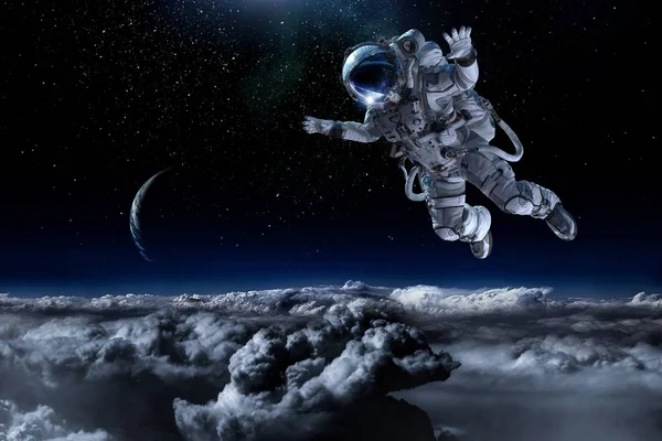 Űrmisszió űrhajós — Stock Fotó