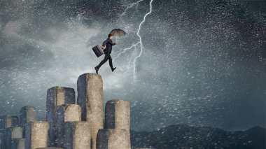 Her meydan okumak hazır. Karışık teknik