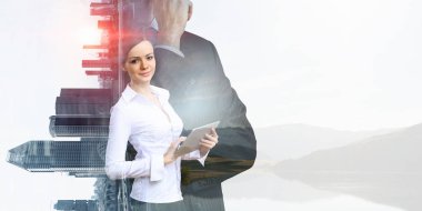 Modern iş moda bu. Karışık teknik