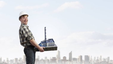 Endüstriyel yapı kavramı. Karışık teknik