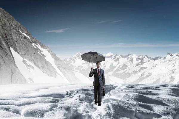 Niente lo fermera '. Mezzi misti — Foto Stock