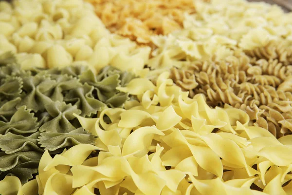 Typer av pasta — Stockfoto