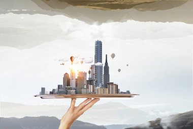 Kentsel İnşaat Fuarı. Karışık teknik