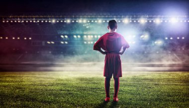 Zafer için sonsuz will ile. Karışık teknik