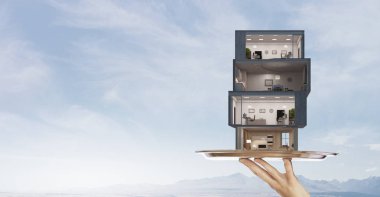 İç senin hayalini gerçekleştirmek. Karışık teknik