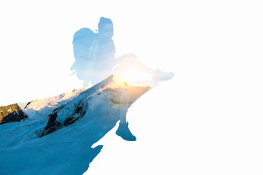 Doğanın içine birleştirilir. Karışık teknik