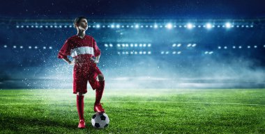 Zafer için sonsuz will ile. Karışık teknik