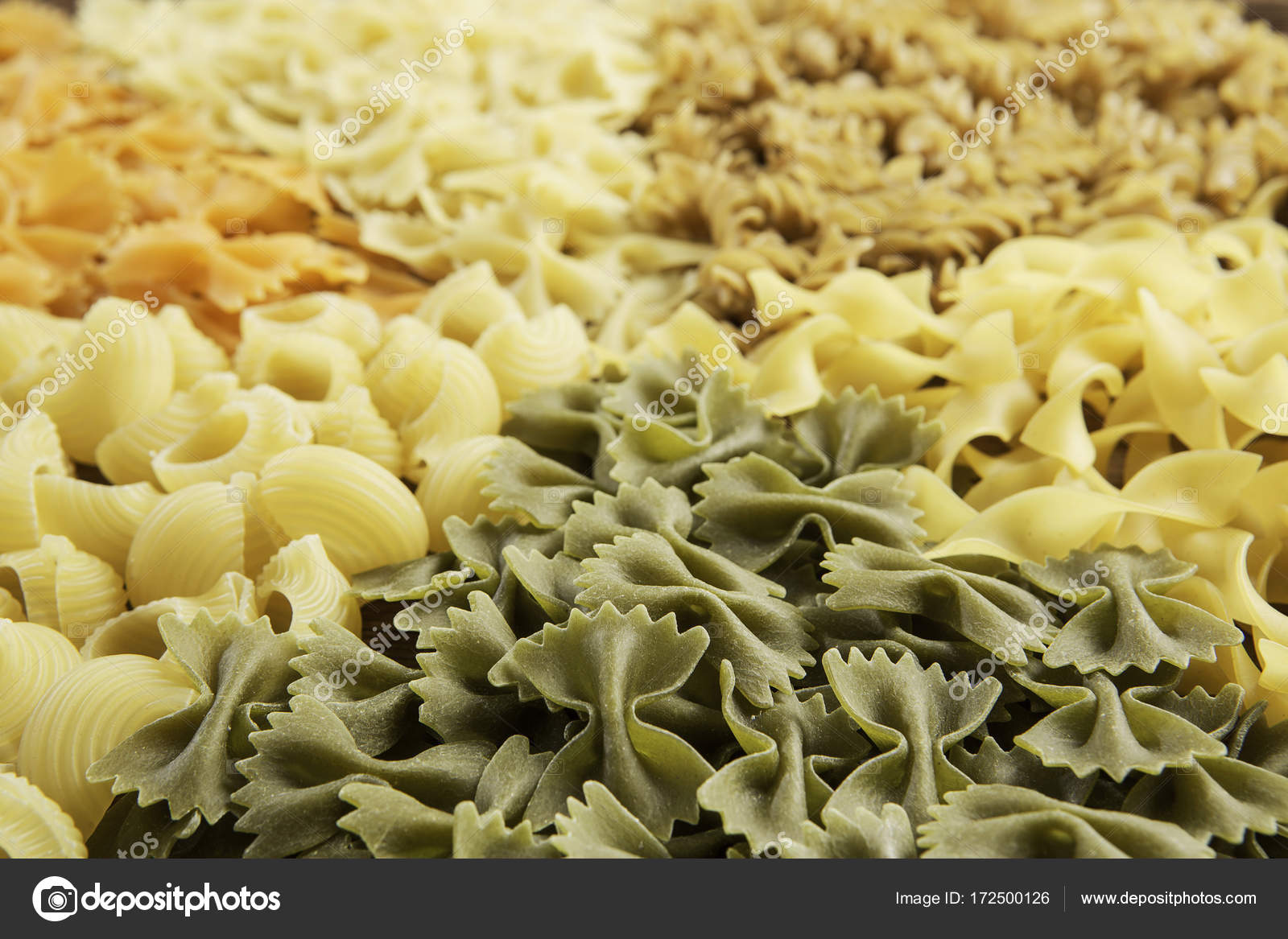 Types of pasta — Stock Photo © SergeyNivens 172500126