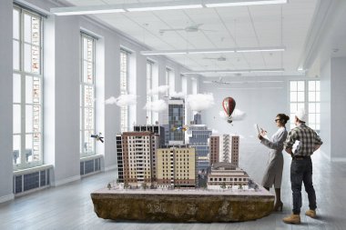 Çalışma geliştirme projesi. Karışık teknik