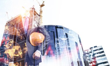 Mimar adam ve onun projesi. Karışık teknik