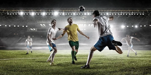 I momenti migliori del calcio. Mezzi misti — Foto Stock