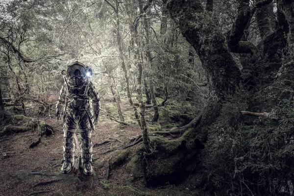 Aventure de l'astronaute. Techniques mixtes — Photo