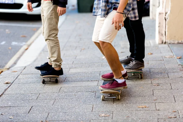 Skateboarding at the street — Stock Photo, Image