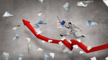 Onun büyüme ve ilerleme. Karışık teknik