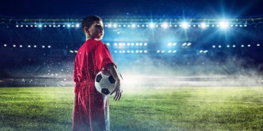 Zafer için sonsuz will ile. Karışık teknik