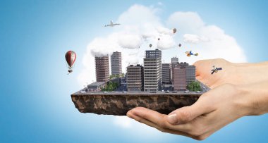 Kentsel inşaat geliştirme. Karışık teknik