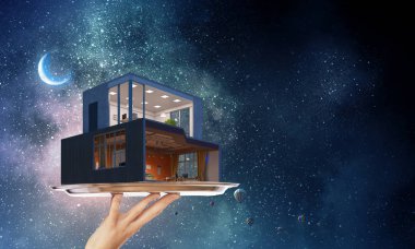 İç senin hayalini gerçekleştirmek. Karışık teknik