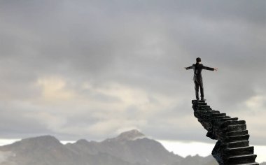 Riskli adımları yapmak. Karışık teknik