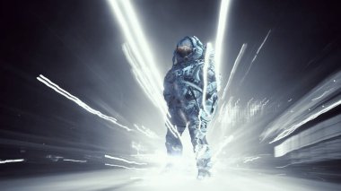 Uzay Adamı ve görevi. Karışık ortam