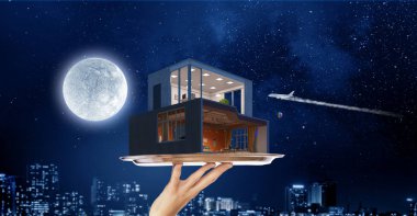 İç senin hayalini gerçekleştirmek. Karışık teknik