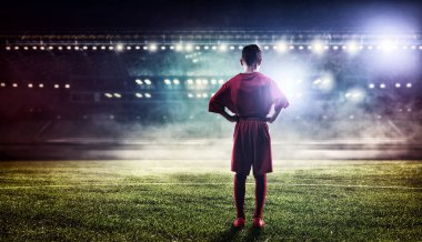 Zafer için sonsuz will ile. Karışık teknik