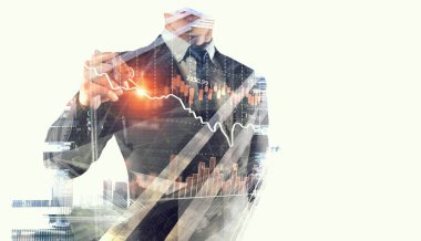 İşadamı beraberlik diyagramları. Karışık teknik