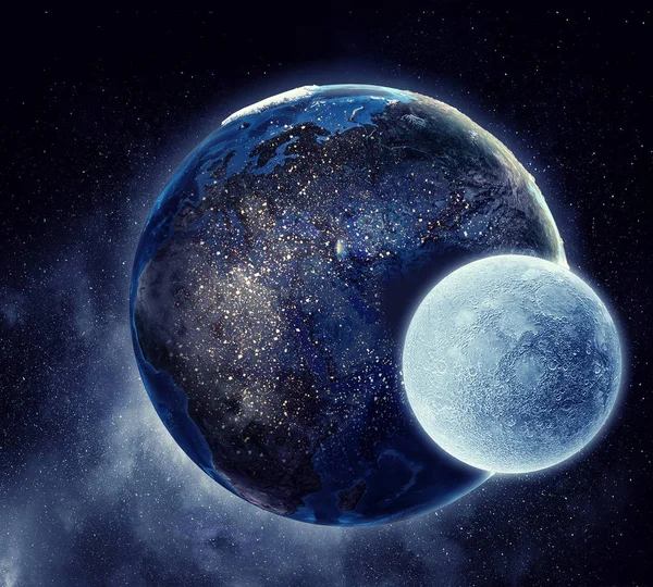 Світова куля з космосу — стокове фото