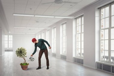 Sağ daha iyi geleceğe yatırım. Karışık teknik