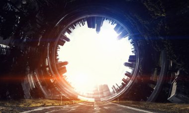 Kocaman bizim dünya. Karışık teknik