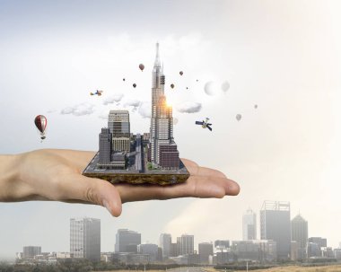 Kentsel inşaat geliştirme. Karışık teknik