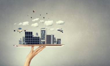 Kentsel İnşaat Fuarı. Karışık teknik