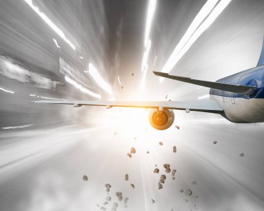 Acil uçak iniş. Karışık teknik