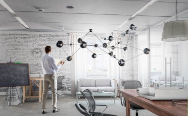 Kablosuz bağlantı ve yüksek teknoloji teknolojileri. Karışık teknik