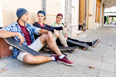 Sokağın molası patenciler