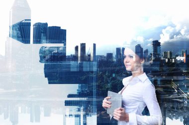 Modern iş moda bu. Karışık teknik